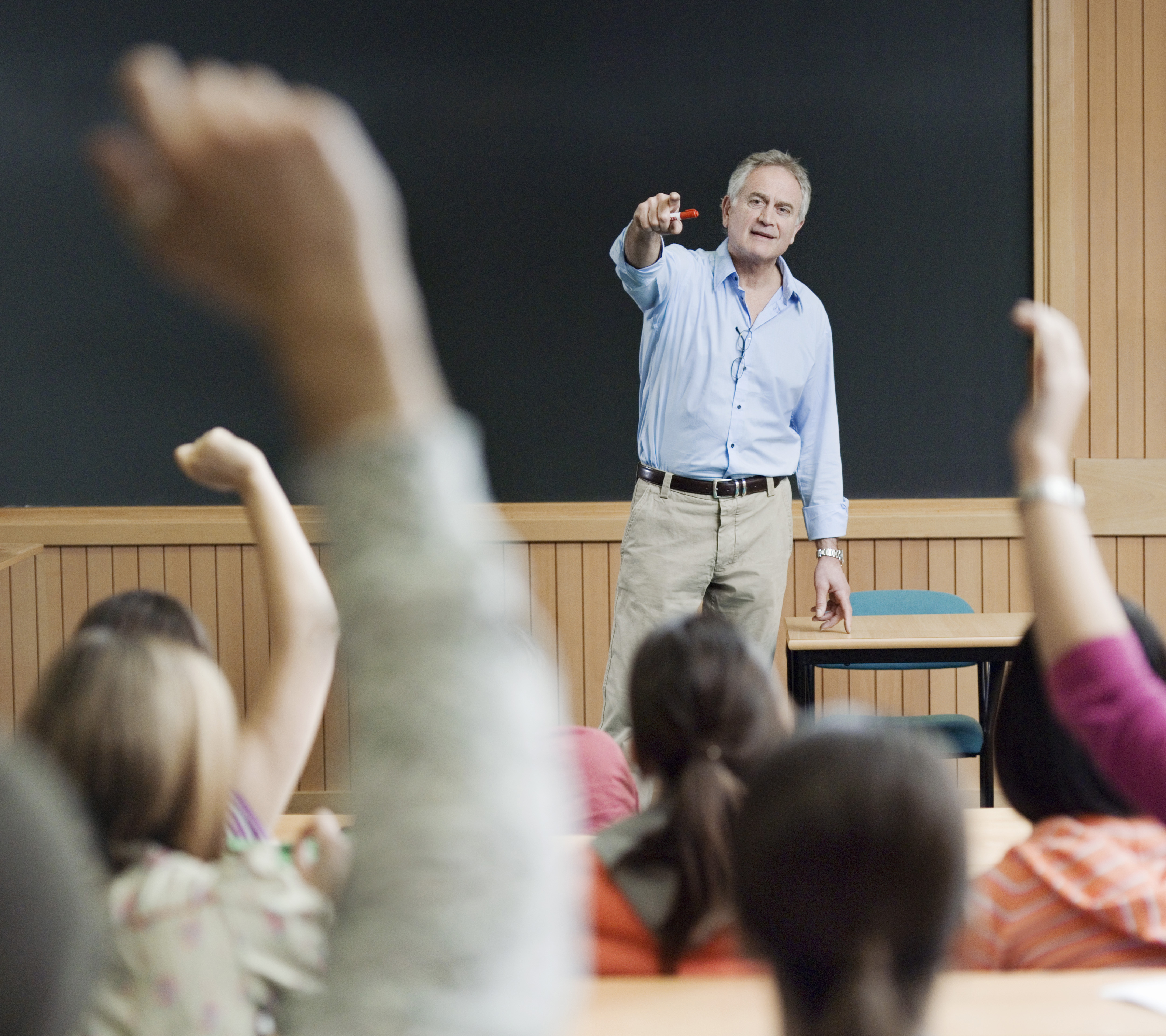 Profesor en clase